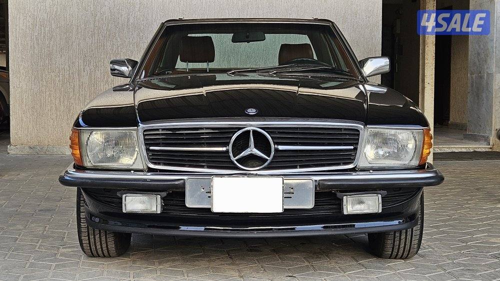 مرسيدس 500sl اوربي موديل ١٩٨٦ ممشى ١١٥ الف مخزنة1