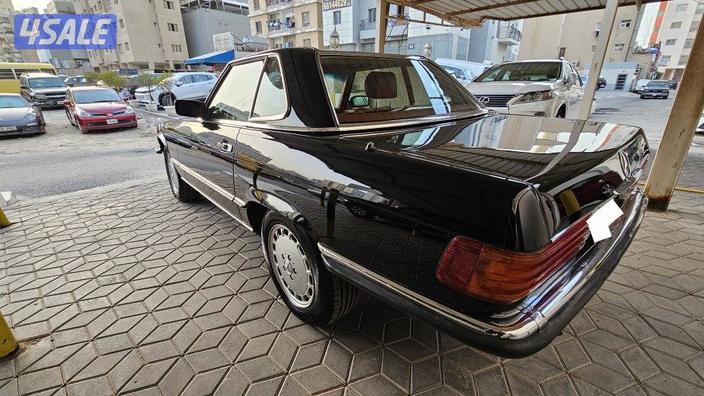 مرسيدس 500sl اوربي موديل ١٩٨٦ ممشى ١١٥ الف مخزنة4