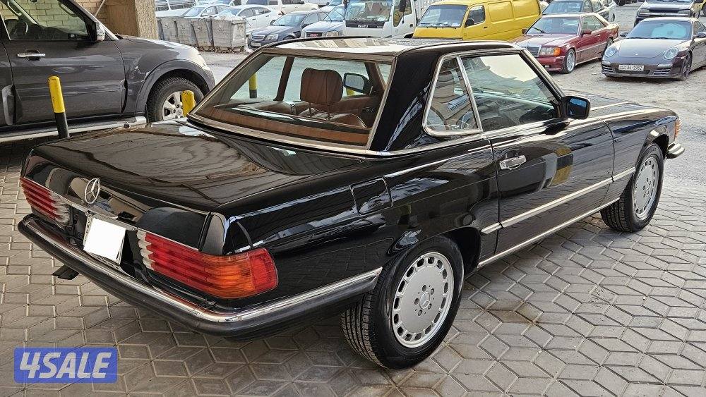 مرسيدس 500sl اوربي موديل ١٩٨٦ ممشى ١١٥ الف مخزنة3