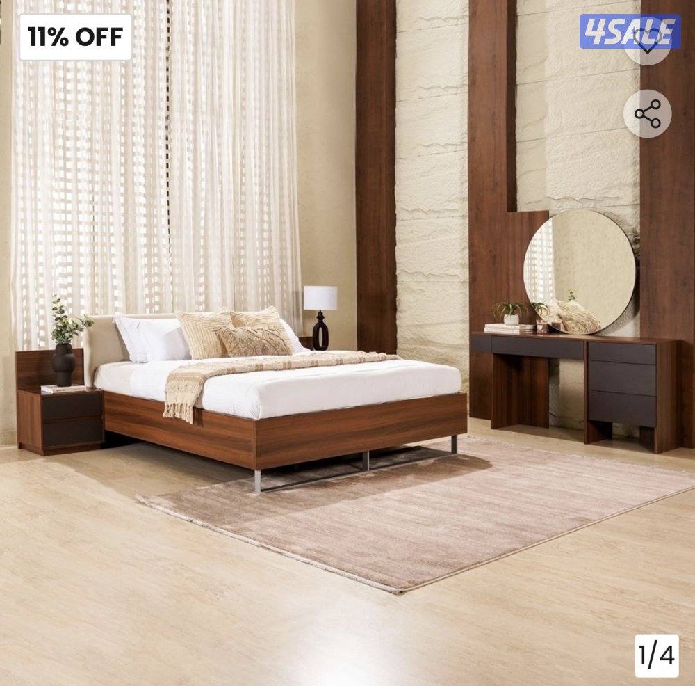 Kevin 180X200 Bedroom Set with Wardrobe from Safat Home0