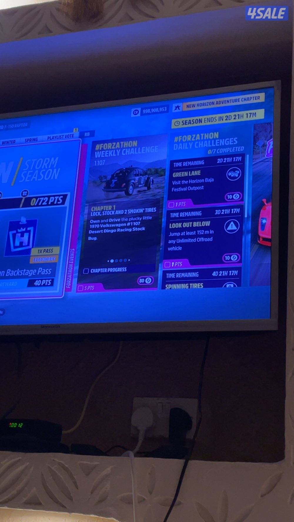 للبيع اكس بوكس نظيف الجاهز مو مبطل مع حساب فورزا5