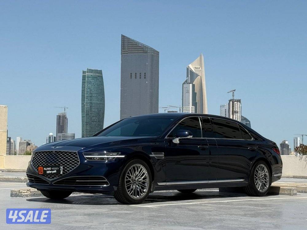 جينيسسG90 L موديل2021 عداد42الف وارد الكويت سيرفس منتظم0