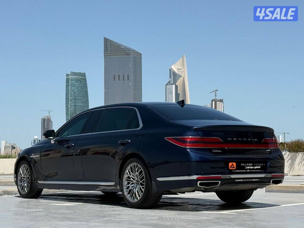 جينيسسG90 L موديل2021 عداد42الف وارد الكويت سيرفس منتظم3