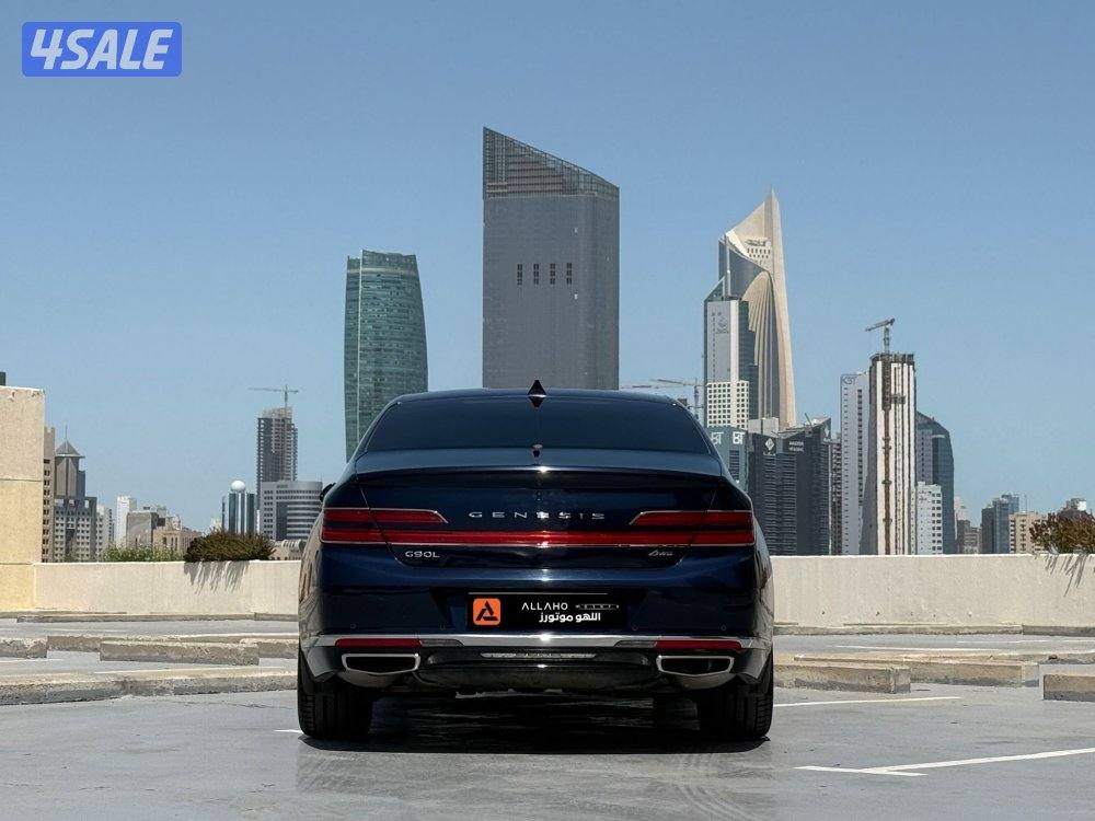 جينيسسG90 L موديل2021 عداد42الف وارد الكويت سيرفس منتظم4