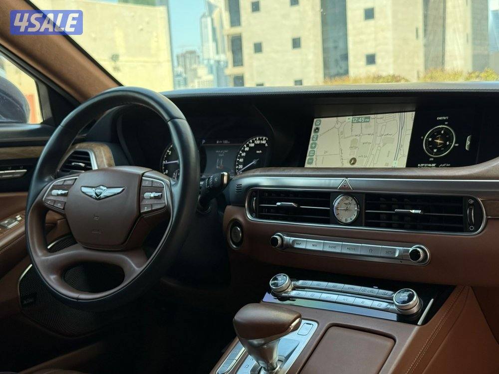 جينيسسG90 L موديل2021 عداد42الف وارد الكويت سيرفس منتظم5