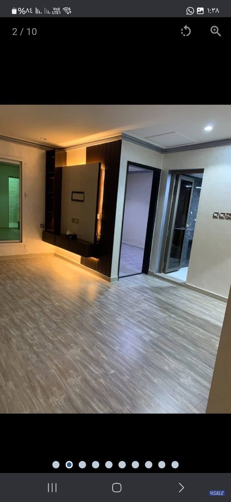 شقق للايجار خلو وفاضي غرفة وصالة ومطبخ وحمام تشطيب سوبر لوكس4