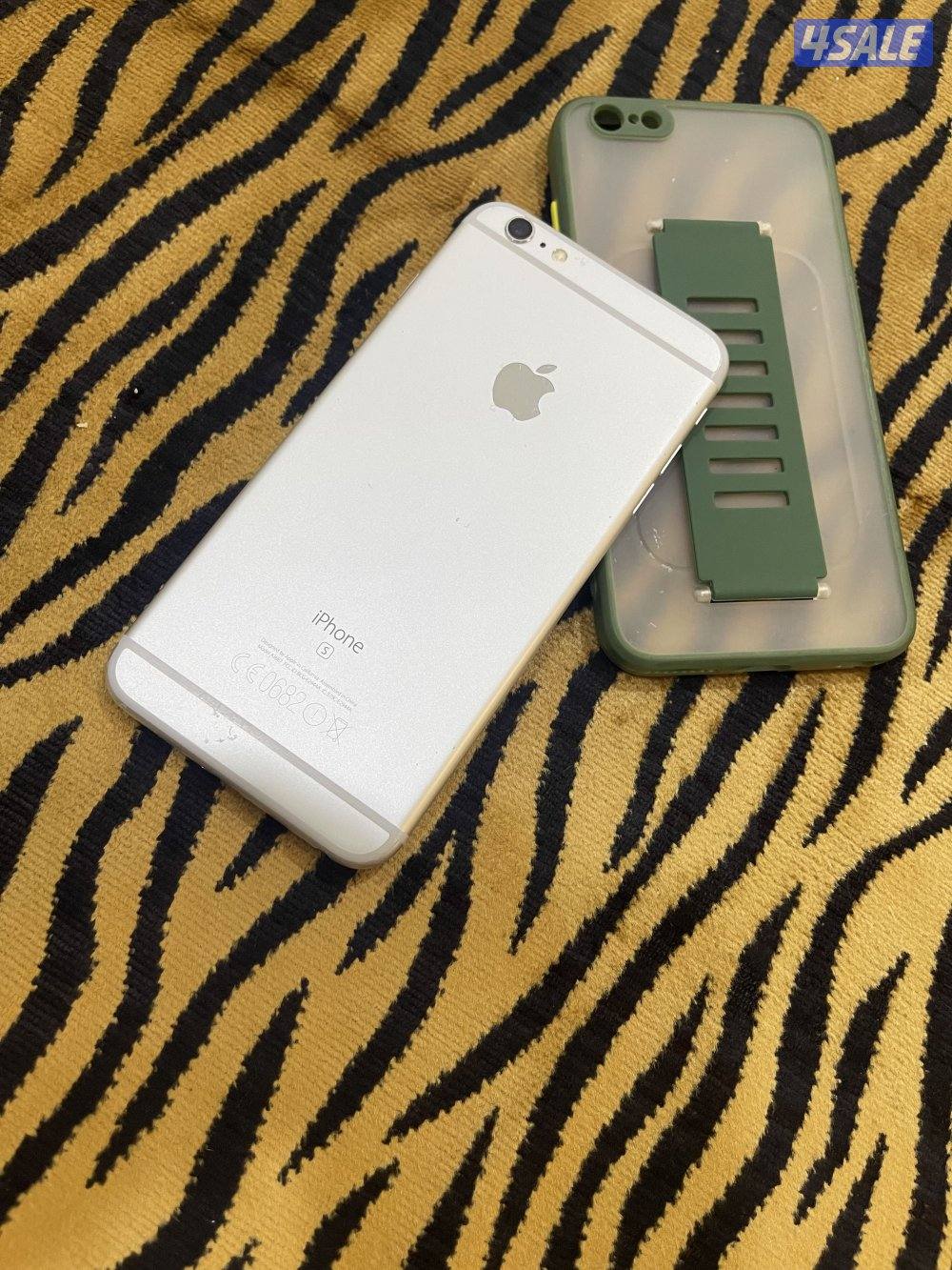 ايفون 6s بلس 64 جيجابايت نظيف مو مفتوح وشغال مع كفر6