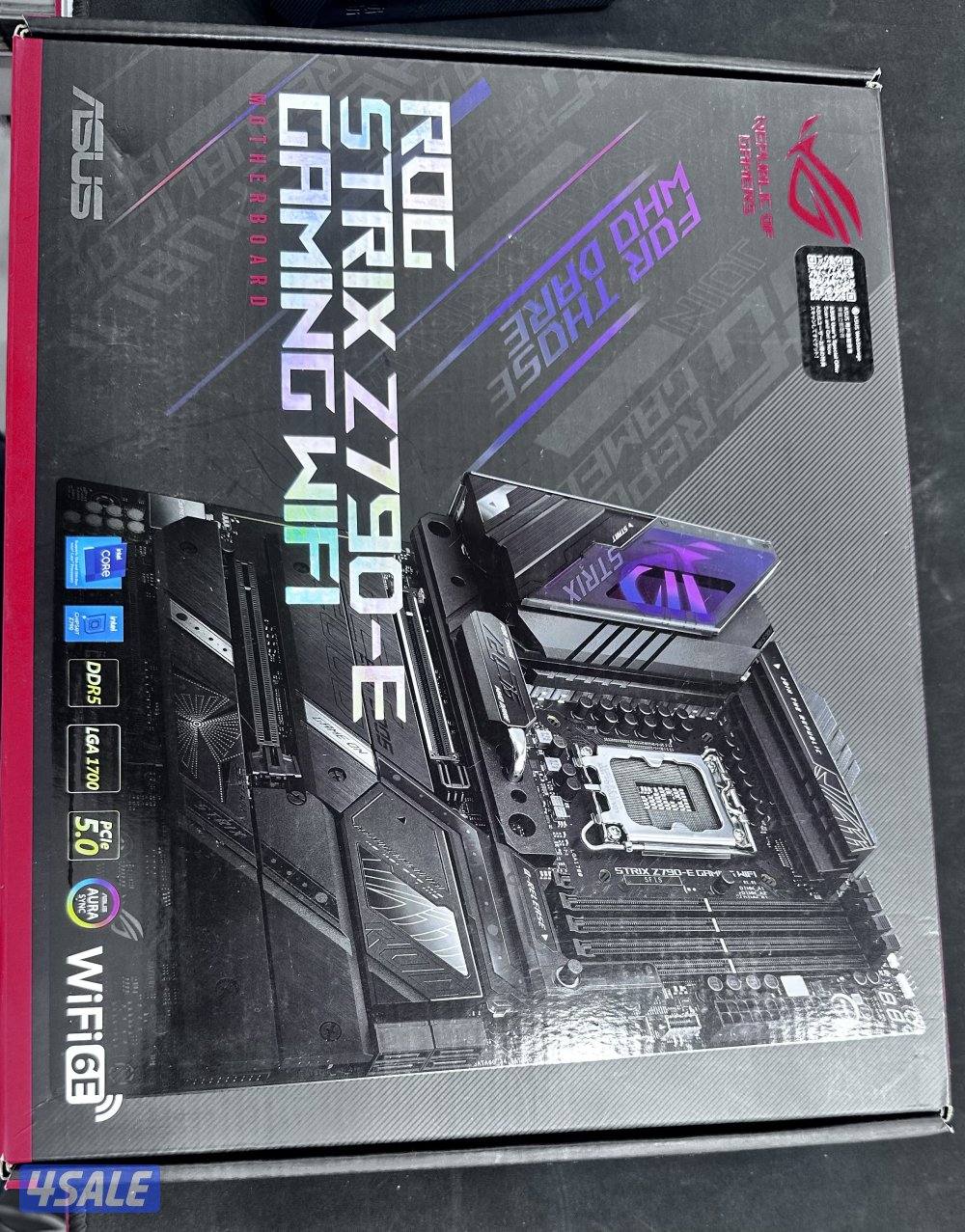 Asus Motherboard ROG STRIX Z790-E GAMING WFI. +  core i9 13900k  used0