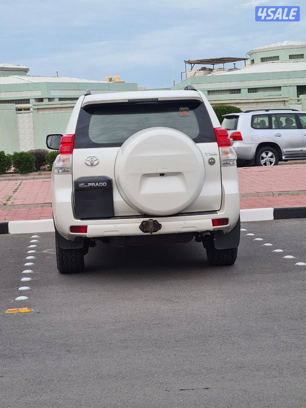 تويوتا برادو ٢٠١٣ TXL أبيض صدفي0