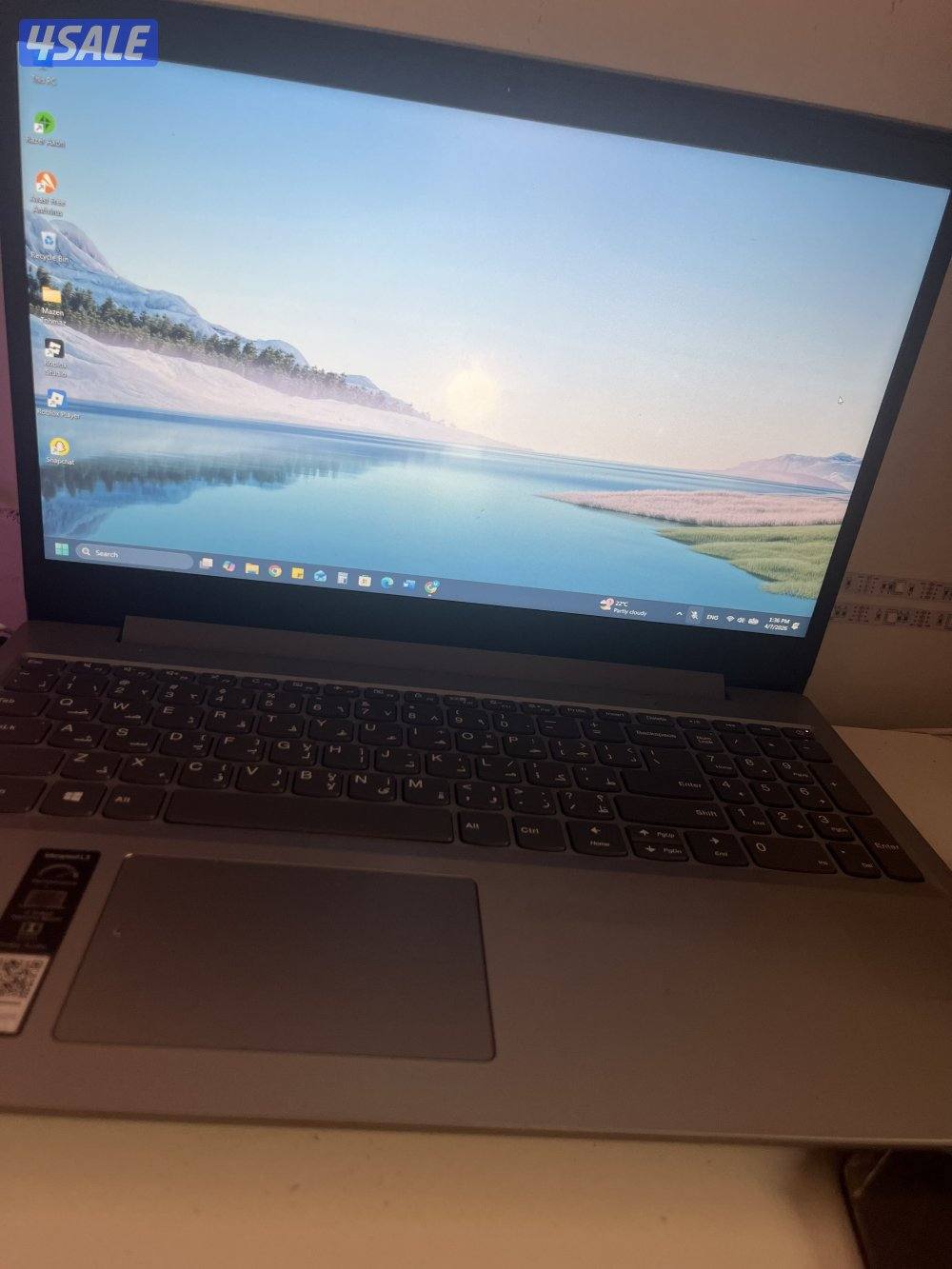 LENOVO LAPTOP INTEL I5 10 GEN, 8GB RAM, 477 GB STORAGE, NVIDEA MX130,3