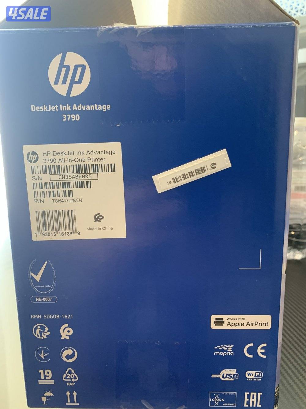 للبيع  طابعة deskjet 3790 غير مستعمله بالكرتون1