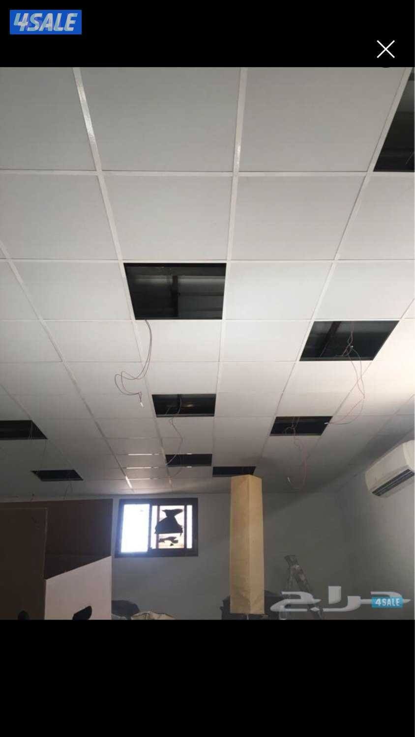 جبسم بورد بارتشن ديكور جبس باب كرديون  سقف 60x604