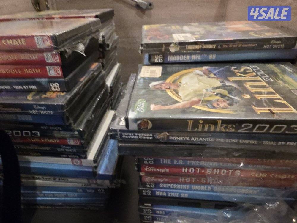 للبيع اشرطة PC قديمة متكررين اغلبهم سعر الحبة على دينار1