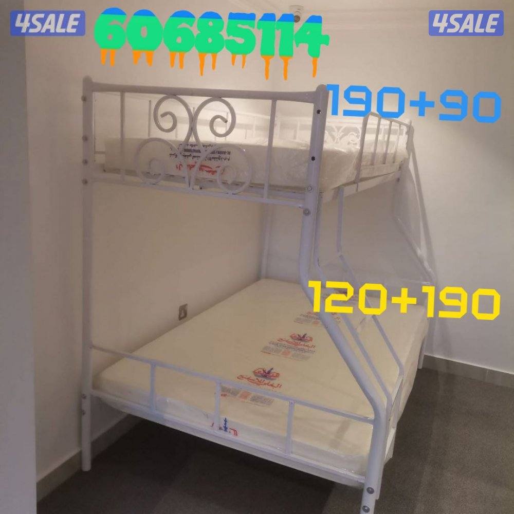 سرير سنجل +سرير دبل سرير  جميع القياسات دواشق طبيه جميع القياسات مخده8