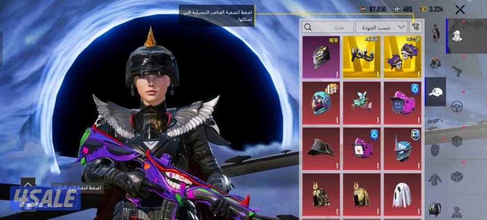 حساب ببجي قوي جدا4