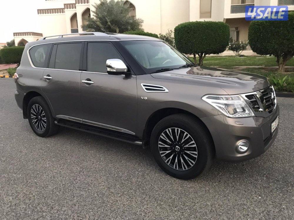 جيب نيسان باترول بلاتنيوم مديل 2015 صبغ الوكاله2