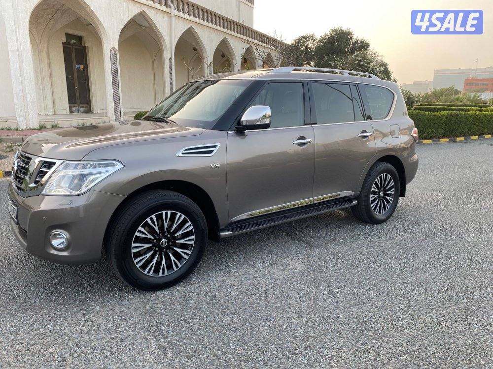 جيب نيسان باترول بلاتنيوم مديل 2015 صبغ الوكاله3