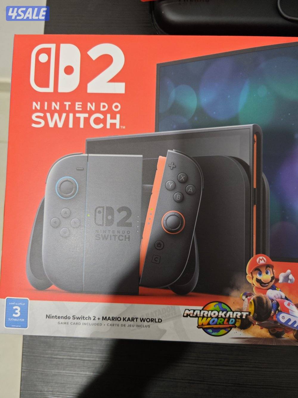 Nintendo switch 2 mario edation  الشرق الاوسط استخدام اسبوع1