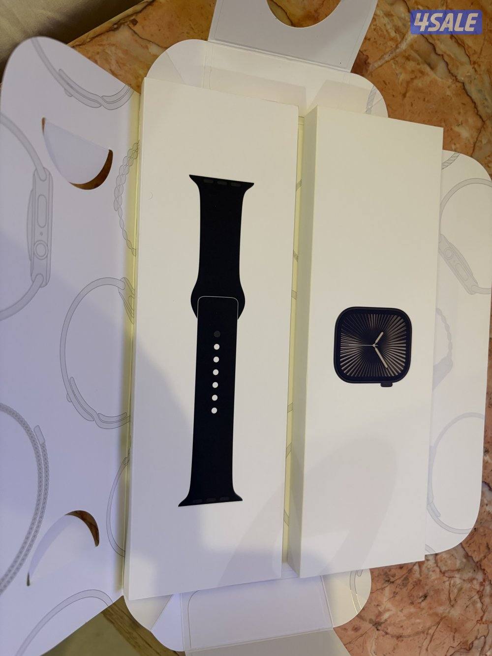 ساعة ابل 10 تيتانيوم مع شريحة اتصال0