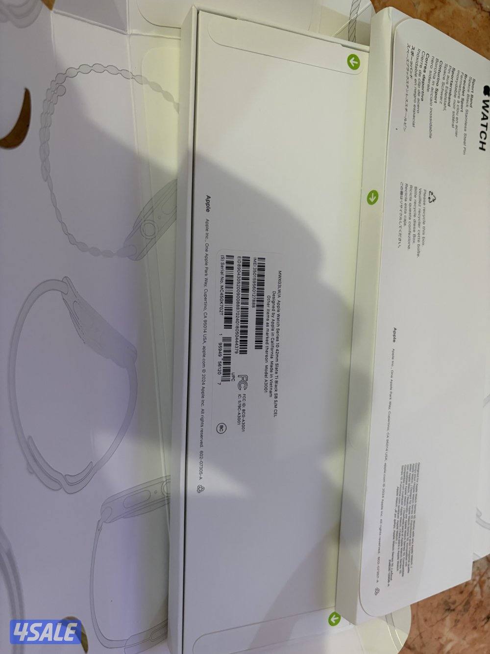 ساعة ابل 10 تيتانيوم مع شريحة اتصال2