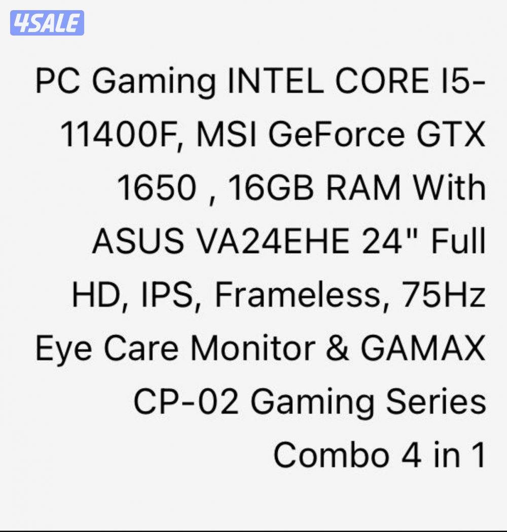 بي سي  نظيف  استعمال سنه موجودة الفاتورة والكفالة مع كامل شاشة وأغراضه1