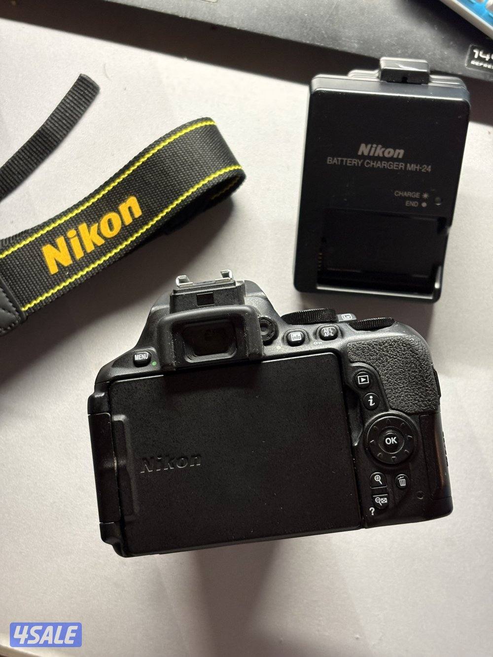 Nikon D5600 مع العدسة – حالة ممتازة - استعمال خفيف .3