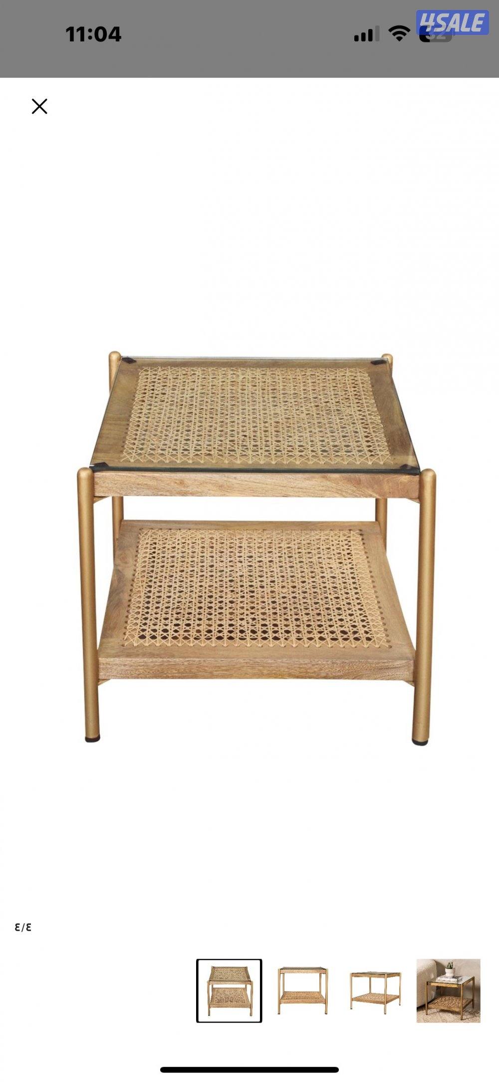 صالة كاملة من صفاة هوم مع طاولة وسط وطاولتين جانبيتين استعمال ٥ شهور10