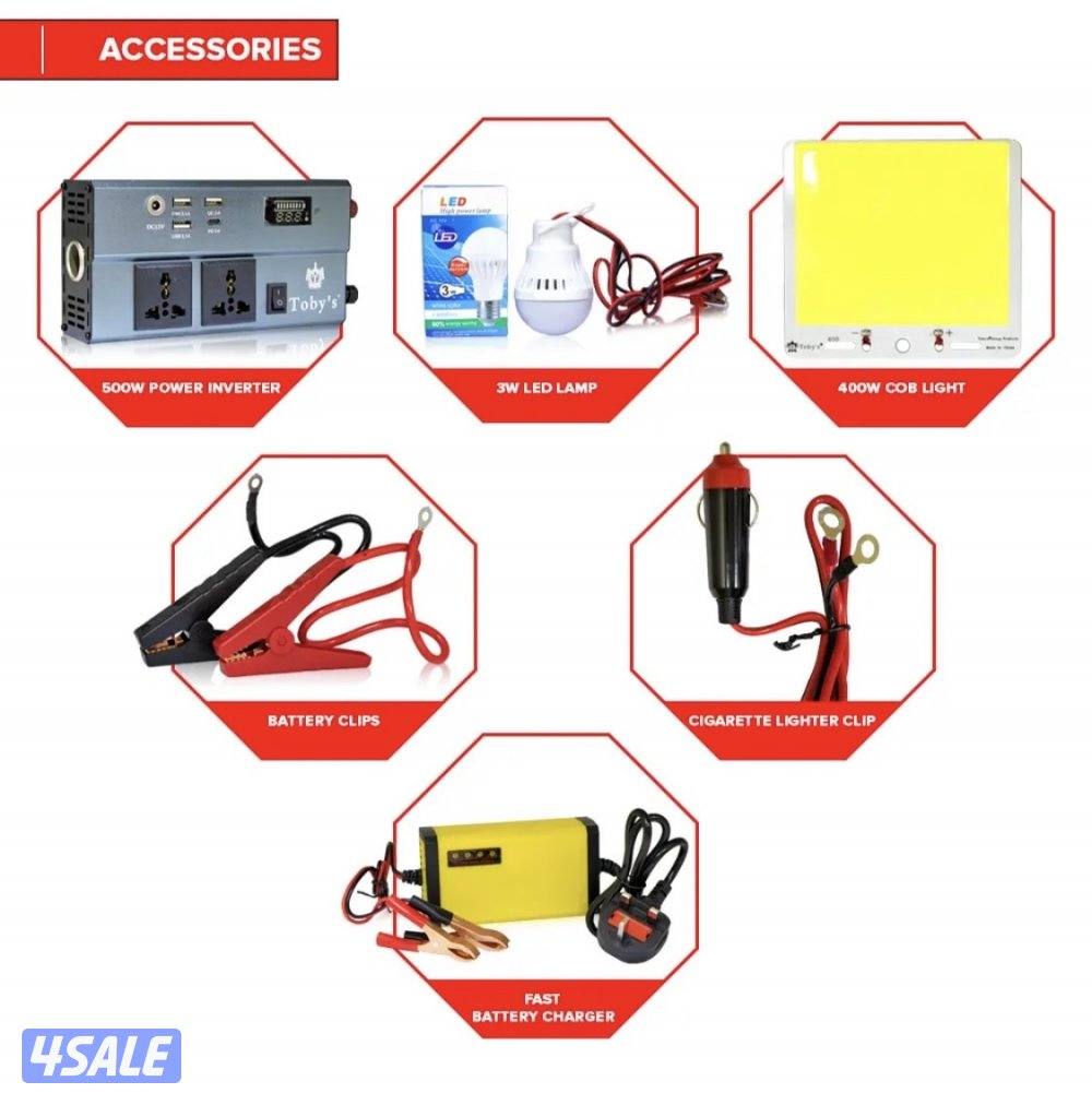 🟢 للبيع بطارية   Tobys  تشغل اجهزة كهربائيةوشحن الهواتف3