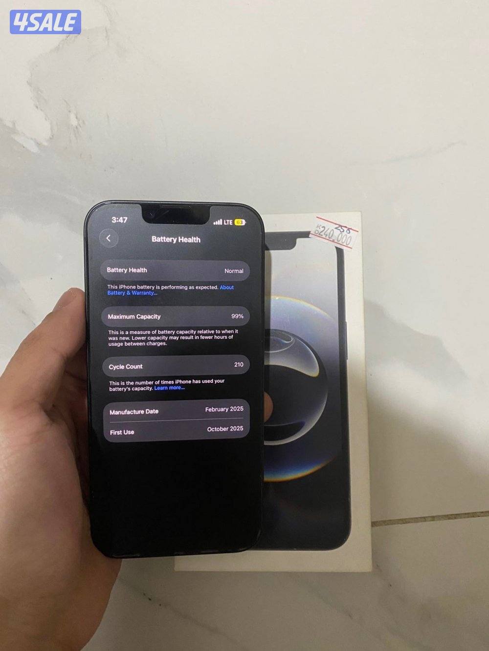 Iphone 16e 256gb used exellent condition2