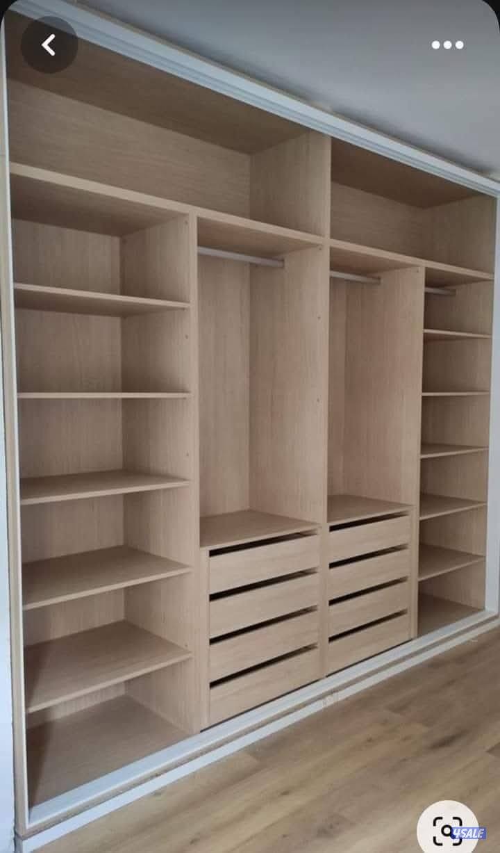 نجارواصباغ خشب پاکستانی ترکیب ابواب کبتات غرف نوم صبغ لیکر و ناری معلم2