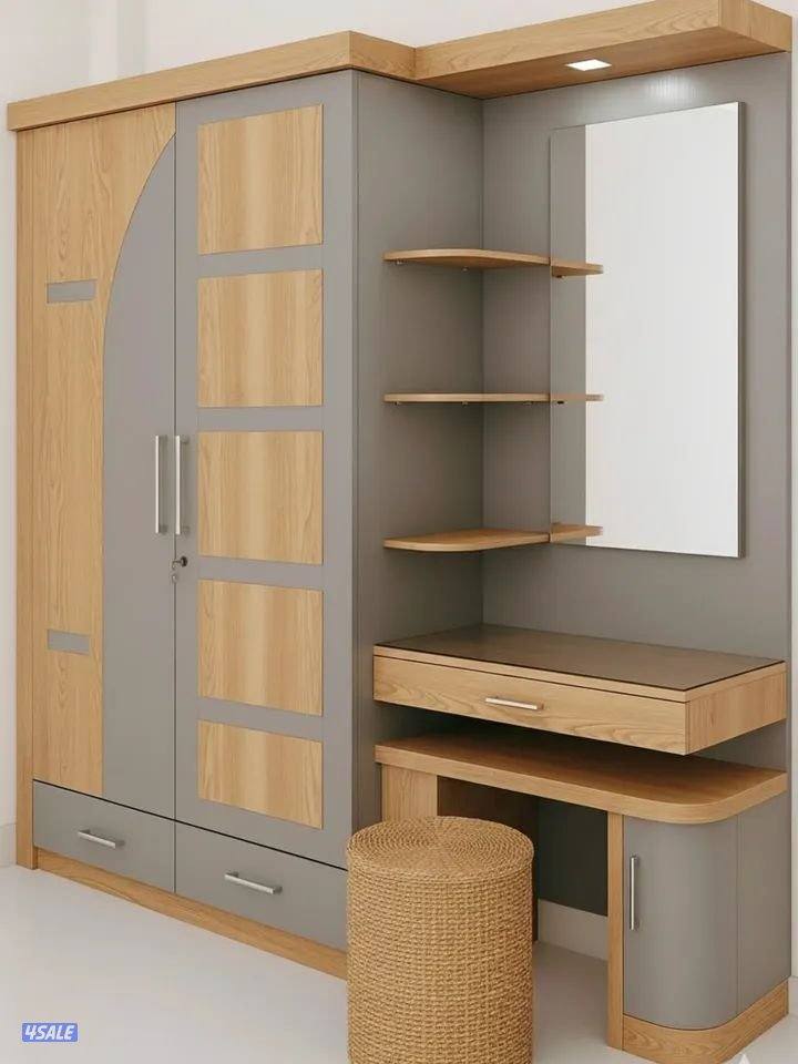 نجارواصباغ خشب پاکستانی ترکیب ابواب کبتات غرف نوم صبغ لیکر و ناری معلم3