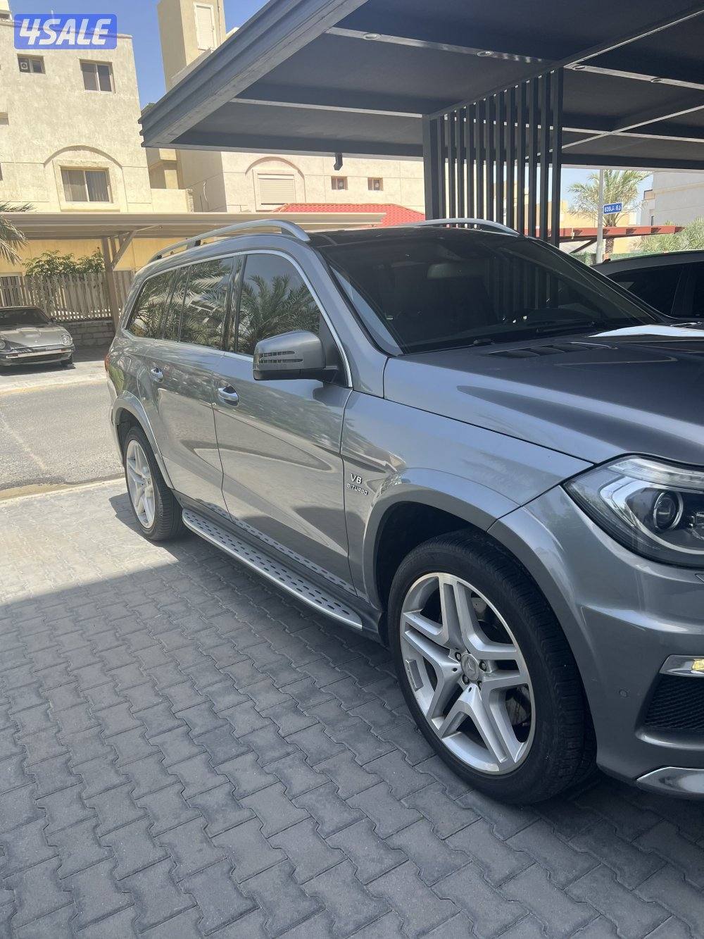 مرسيدس 500 وارد البشر اللون سلفر من داخل بيج ماشي 175 شرط الفحص1