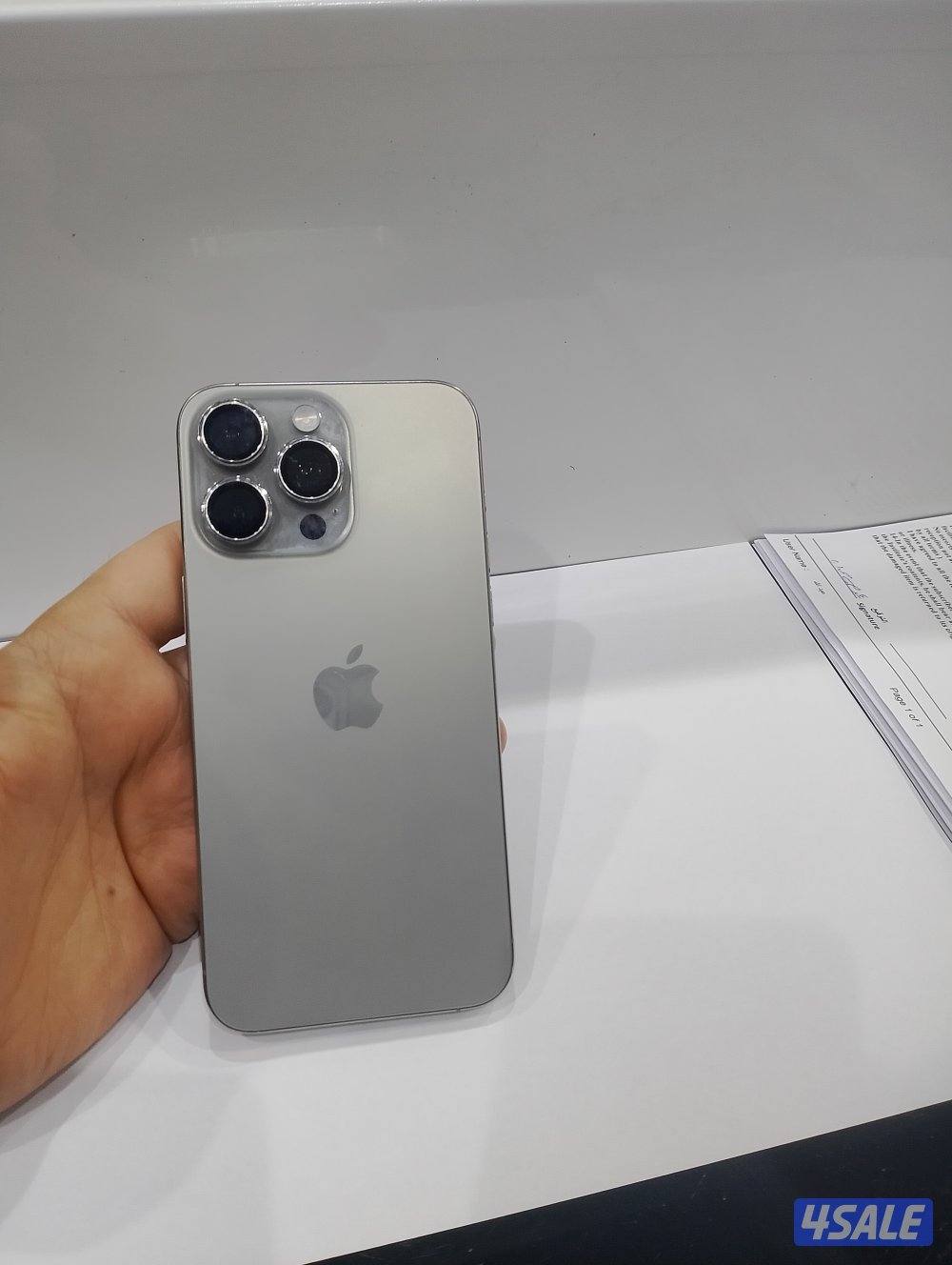 ايفون 15pro max جيجا 256 زيروو ضريبه مصر0