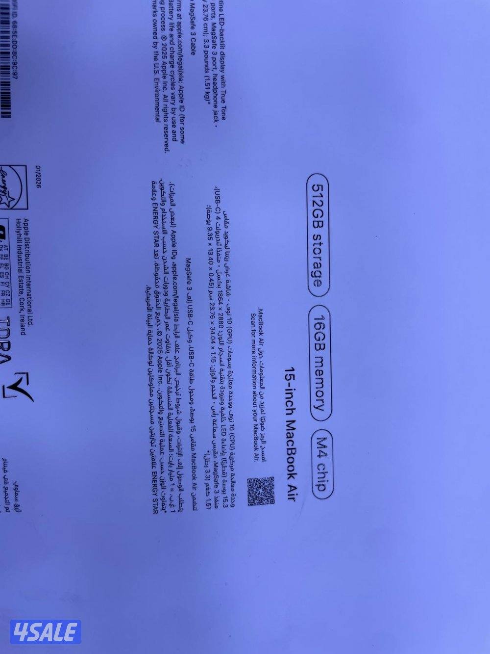 MacBook Air M4 – 15 Inch4