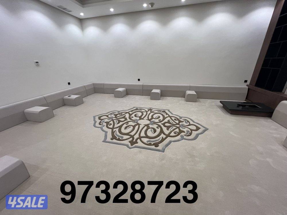 تنجيد وتفصيل كنب وديوانيات ومساند وجلسات وكل الستاير وسجاد2