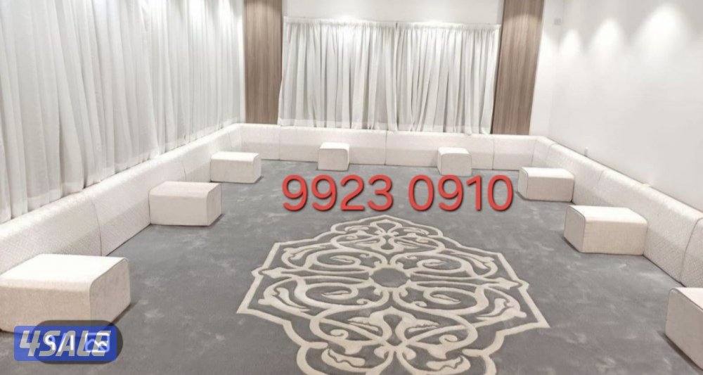 تنجيد وتفصيل كنب وديوانيات ومساند وجلسات وكل الستاير وسجاد14