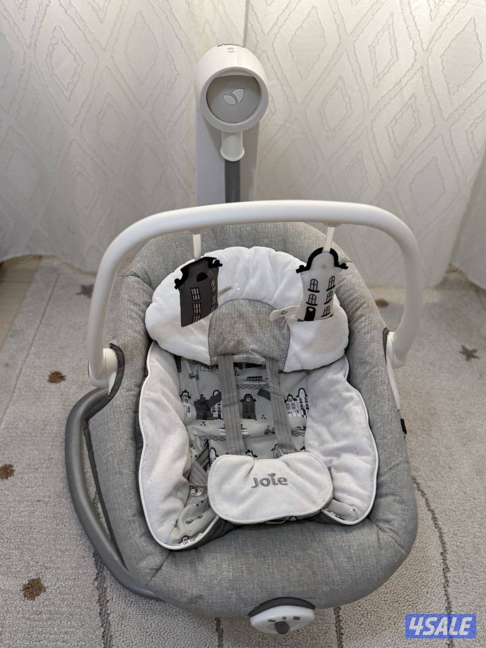 Baby swing and chair very good condition0