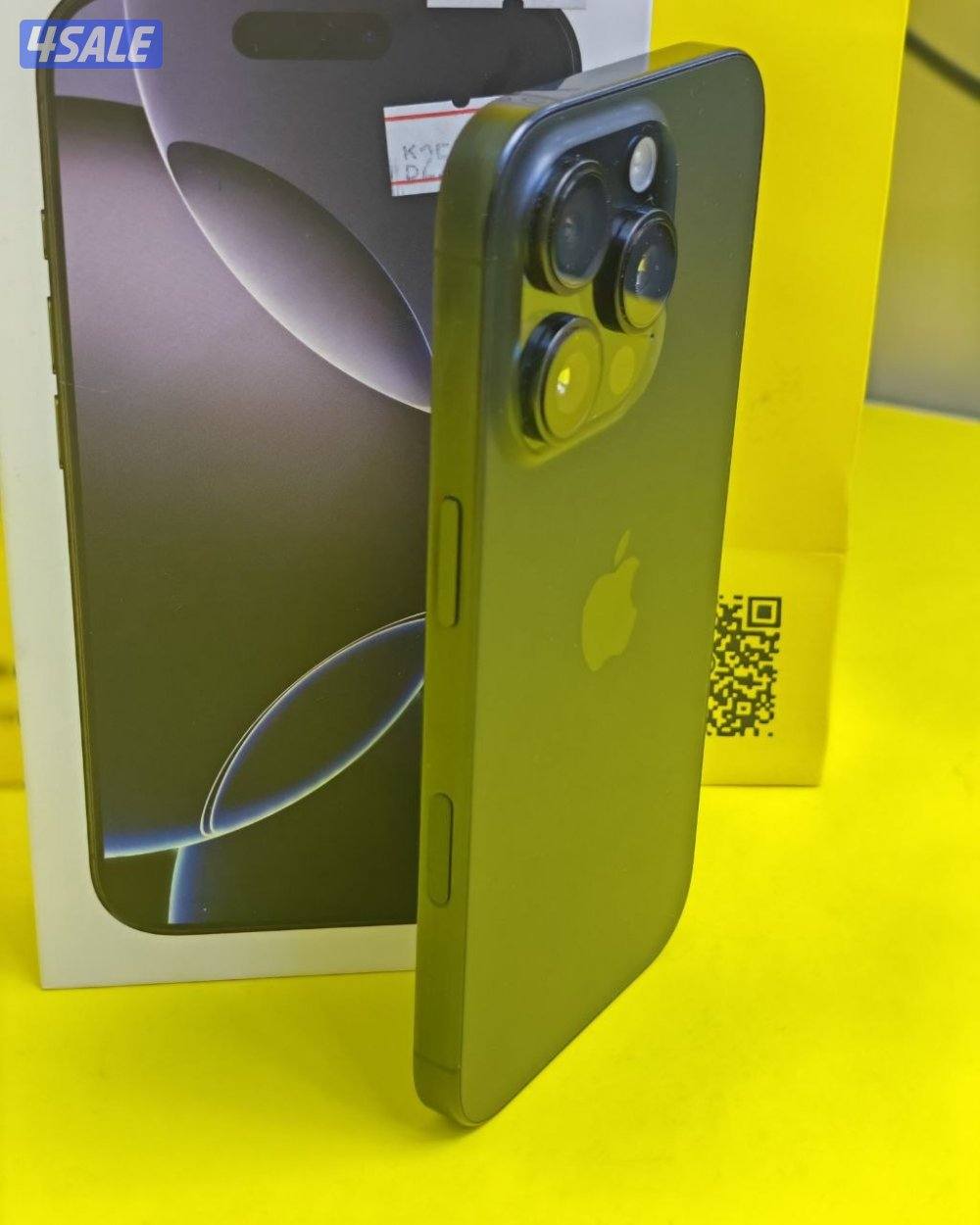 ايفون 16 برو أسود بطارية 94% 256GB مستعمل كالجديد iPhone 16 Pro Black8