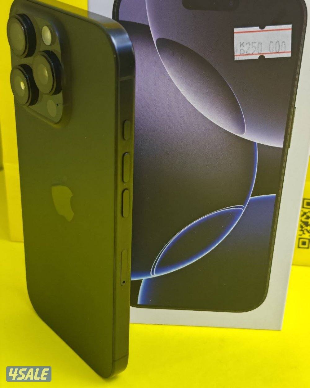 ايفون 16 برو أسود بطارية 94% 256GB مستعمل كالجديد iPhone 16 Pro Black7