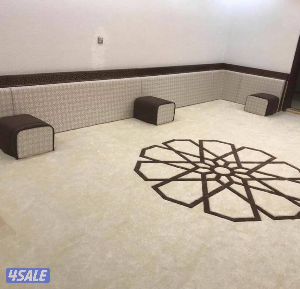 بيع وتركيب وتنجيد جميع السجاد التركي وتفصيل مساند ضهر وتركيب ارضيات با5
