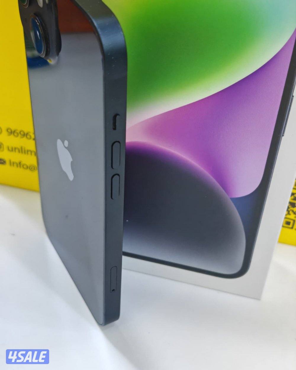 ايفون 14 – 128 جيجا – أسود بطارية 91% مستعمل كالجديد4