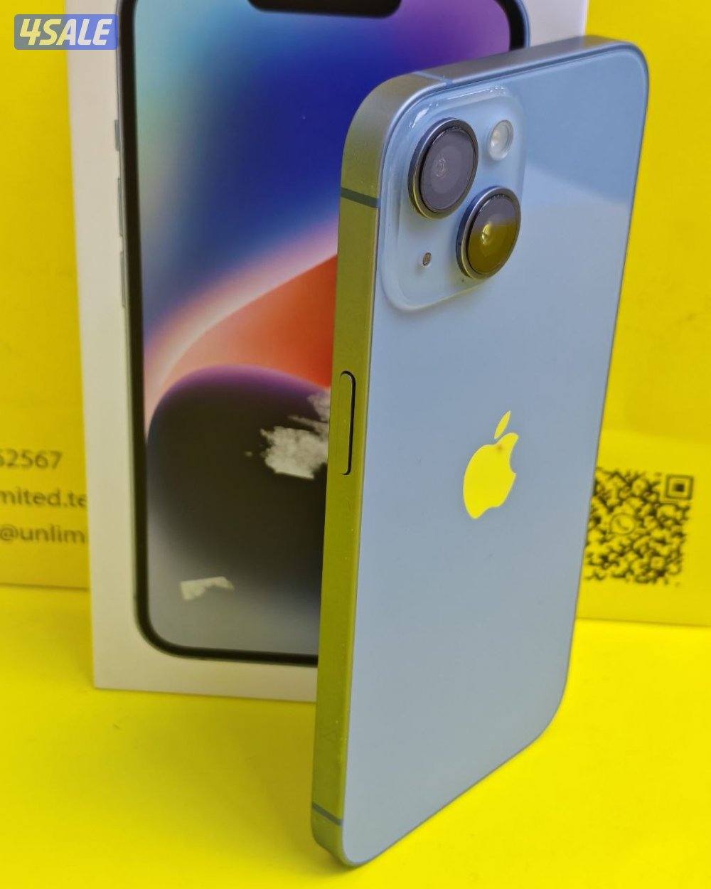 ايفون 14 – 256 جيجا – أزرق بطارية 78% مستعمل كالجديد7