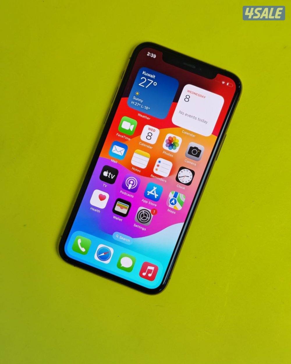 ايفون 11 برو –512GB– ذهبي بطارية 74% مستعمل كالجديد iPhone 11 Pro Gold1