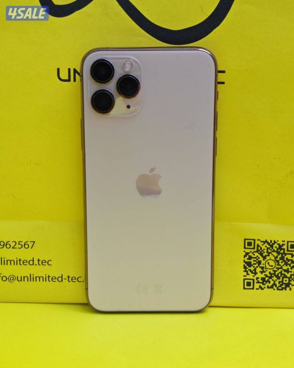 ايفون 11 برو –512GB– ذهبي بطارية 74% مستعمل كالجديد iPhone 11 Pro Gold3