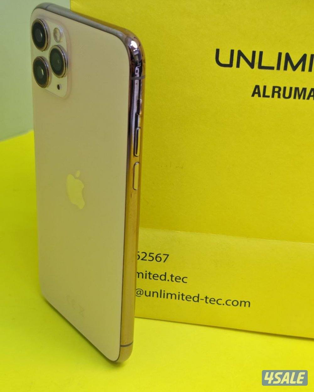 ايفون 11 برو –512GB– ذهبي بطارية 74% مستعمل كالجديد iPhone 11 Pro Gold4