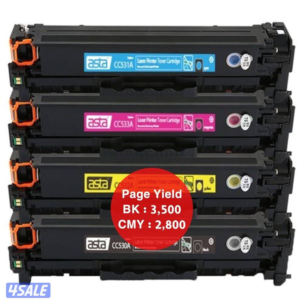 طقم حبر استا CC530A-CC531A-CC532A-CC533A0