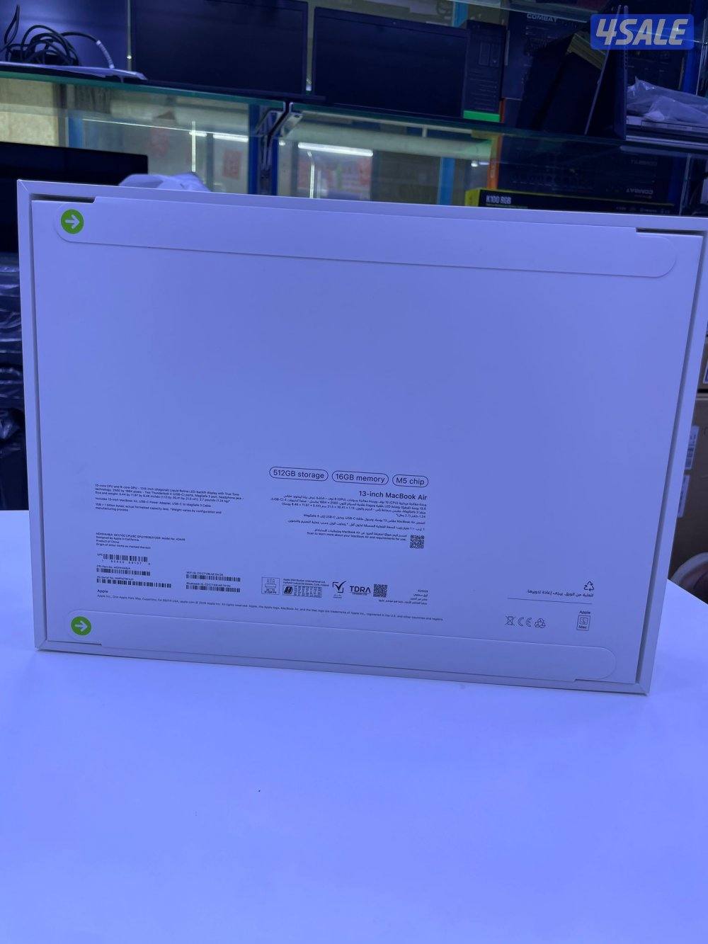 MacBook Air (M5) 13-inch
جديد بالكرتون مصكر1