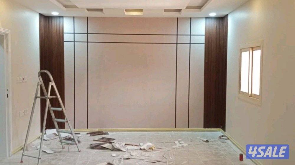 ديكور جبس بورد قواطع بارتيشن جبس بورد اسمنت بورد اصباغ بديل خشب12