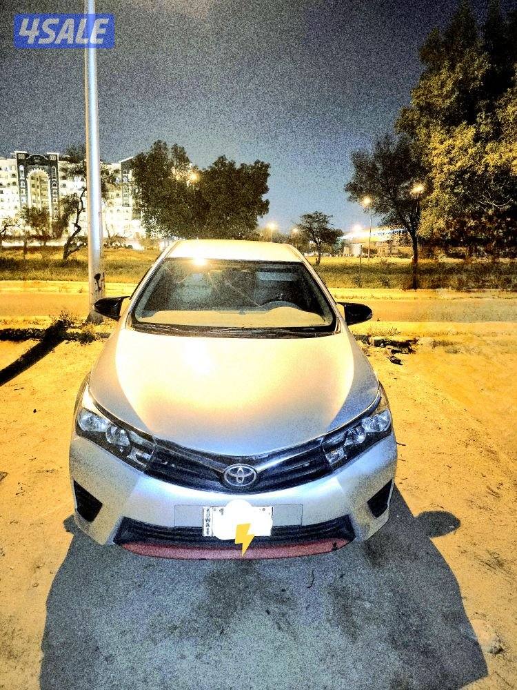 تويوتا كورولا موديل 2016 فئة XLI شرط الفحص قير وماكينة وشاصي0