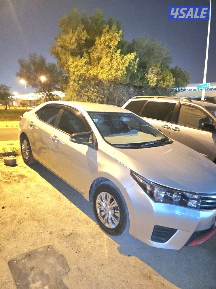 تويوتا كورولا موديل 2016 فئة XLI شرط الفحص قير وماكينة وشاصي1